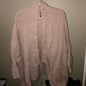 pink cardigan